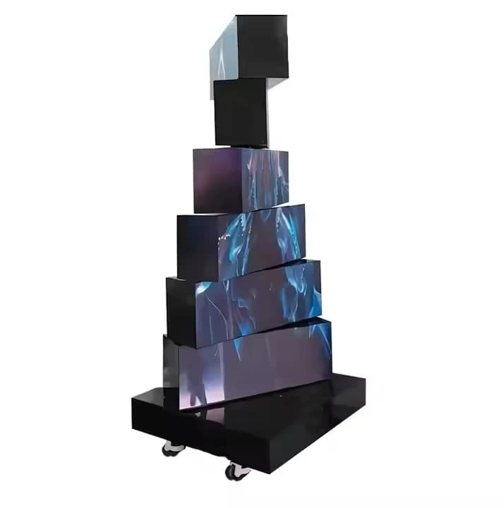 360-Degree Mechanical Rotating LED Display for Indoor Outdoor Advertising Display