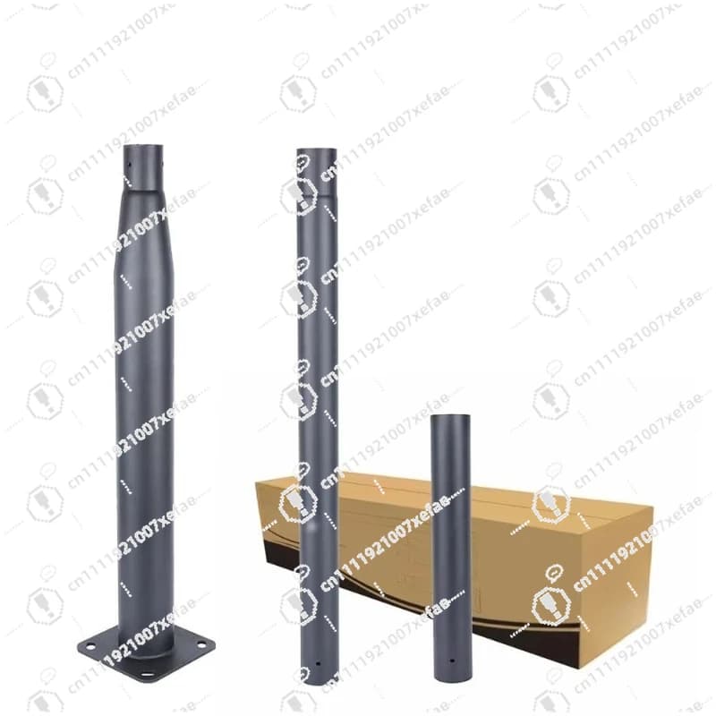 2.5M 3m 4m 5m 6m Galvanized steel AC DC street light pole Outdoor garden channel Street walkway Rear light pole