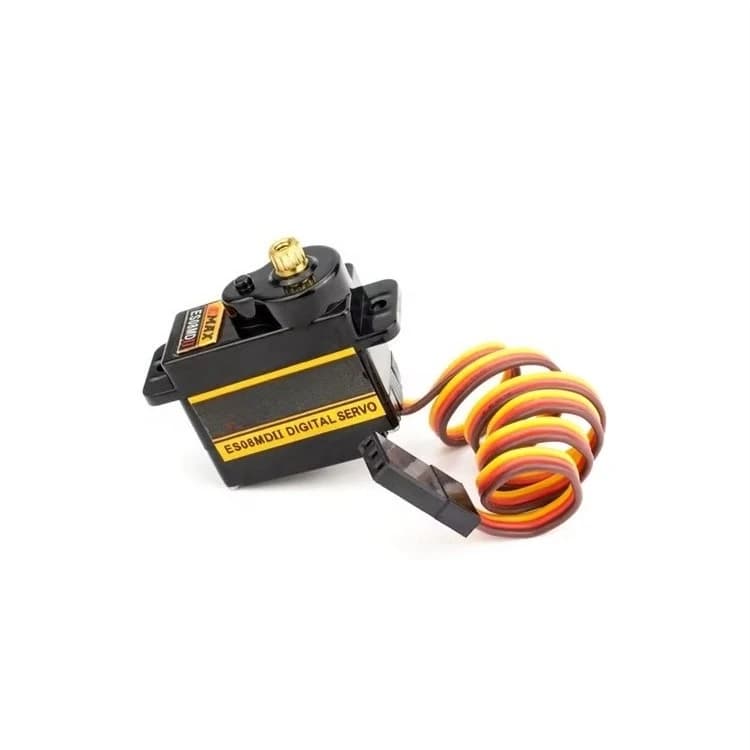 2PCS EMAX ES08MDII 12g RC Car Servo Drive  Digital Metal Gear Robotic Micro Servo for RC Plane Helicopter Boat Accessories