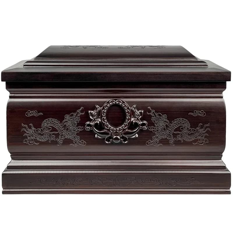 Pure solid wood urn, burial, burial, burial supplies