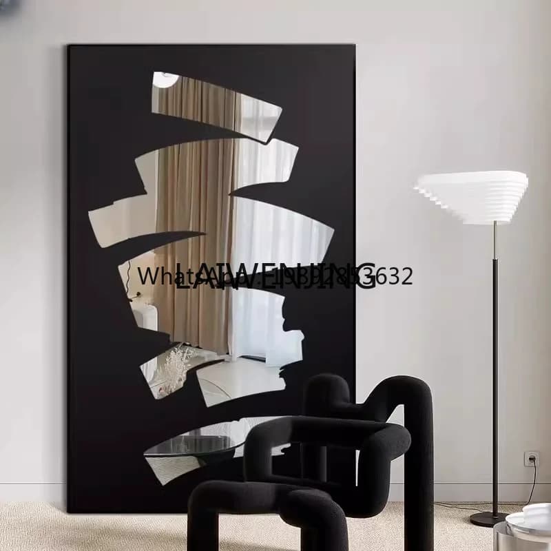 7ZSP artistic sense creative light luxury bedroom floor decoration wall fitting mirror