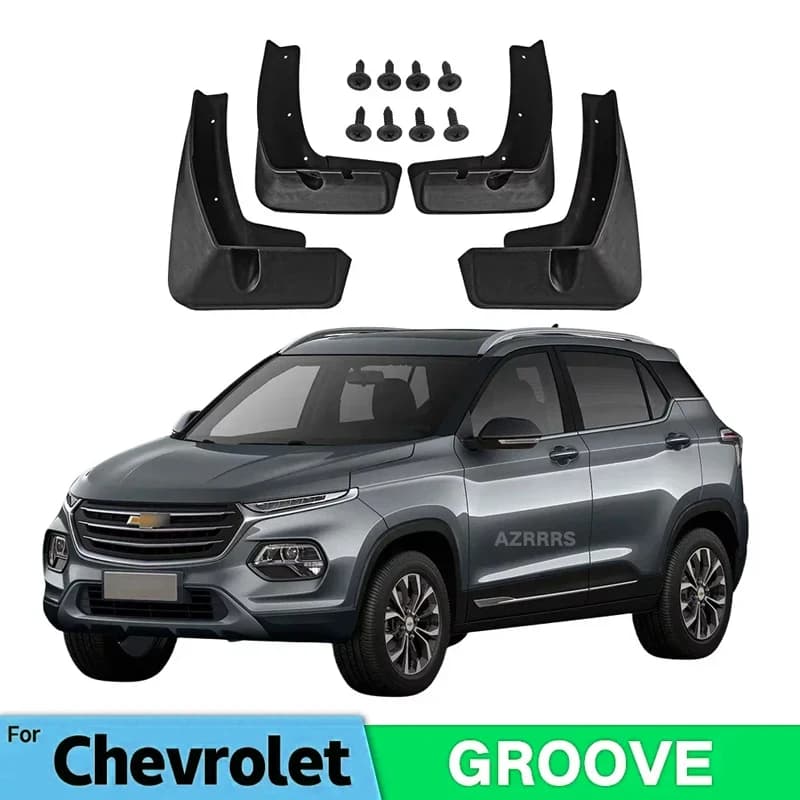 MudFlaps For Chevrolet GROOVE 2023 2024 2025 Mudguards Mud Flaps Splash Guards Front Rear Wheels Fender Car Accessories 4Pcs