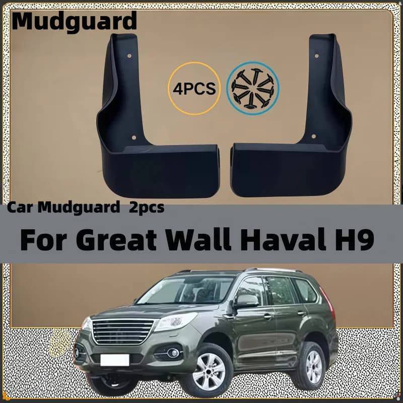 Car Mudguard For Great Wall Haval H9 2015 2016-2022 2023 Mudguards Splash Guards Front Rear Fender Mudflaps Accessorie