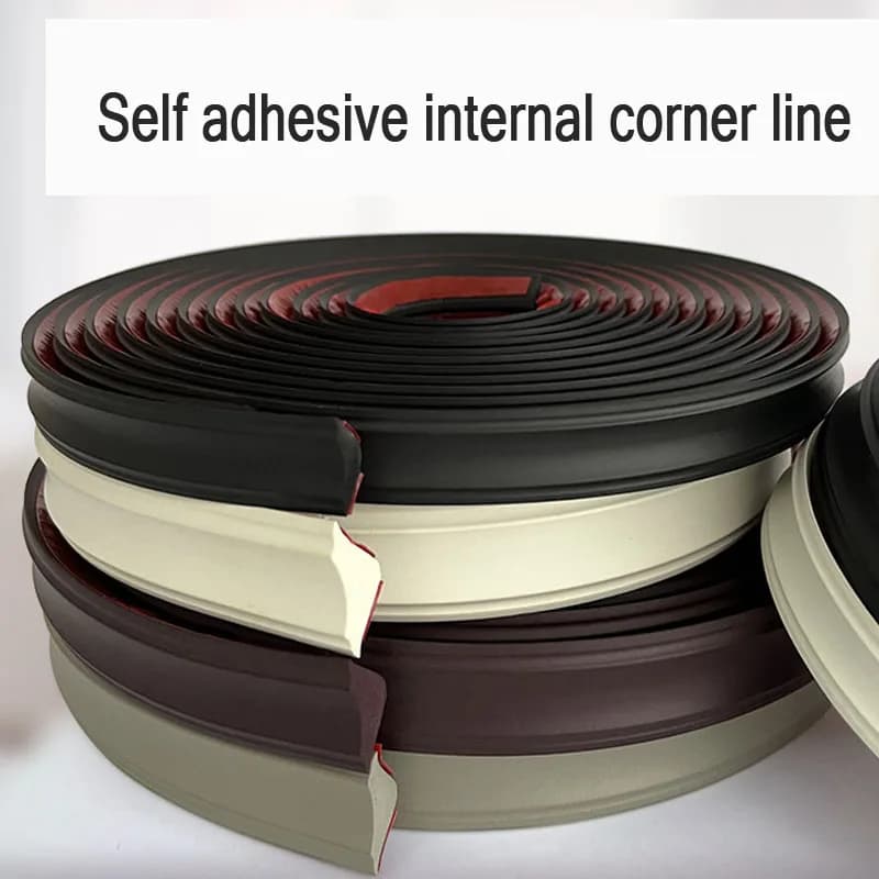 5M Self-adhesive Decorative Strip Wall Corner Trimming Strip Home Decoration Top Corner Beautiful Edge Line