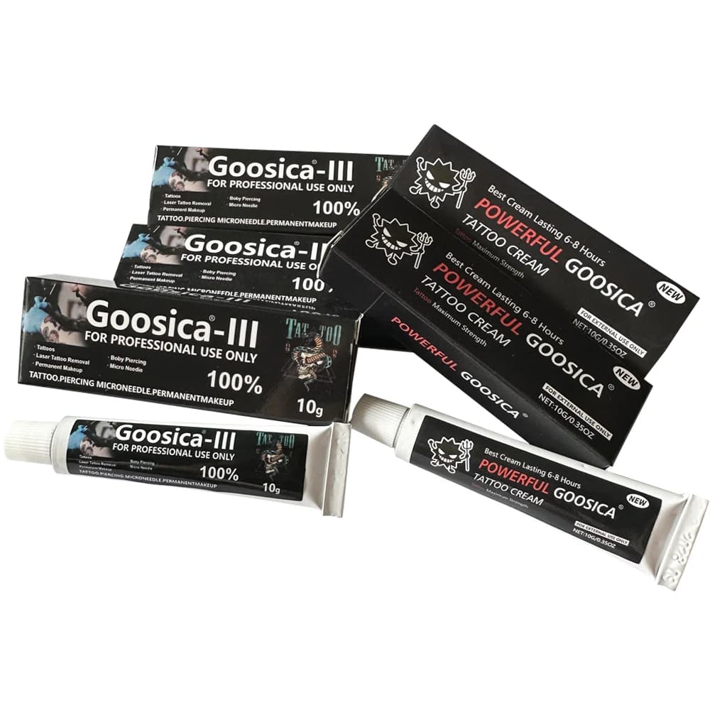 Newest Goosica Tattoo Cream Before Semi Permanent Makeup Microblading Eyebrow Lips Liner Aftercare Cream Accessories 10g