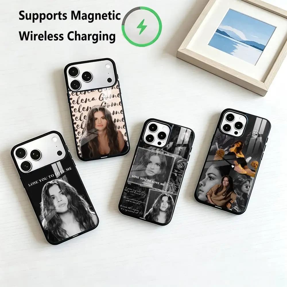 Selena-A Gomez Pop Idol  Phone Case For iPhone17,16,15,14,13,12,11 Plus,Pro Allows magnetic wireless charging Gift