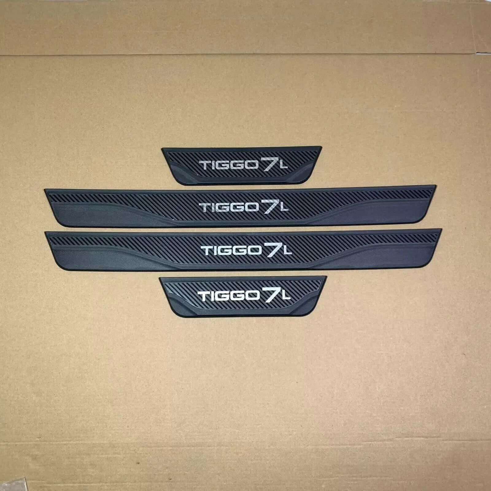 For Chery Tiggo 7 L Tiggo7 L 2026 2027 2028 Car Door Sill Plate Plastic Stainless Steel Protector Trim Sticker Auto Parts Covers