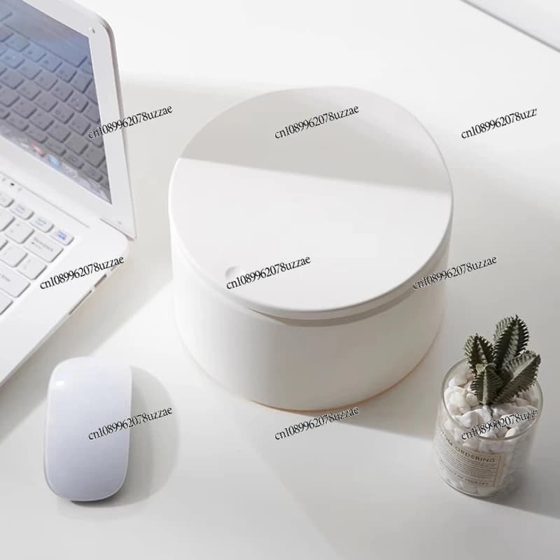 Nordic Double-layer Desktop Trash Can Creative Small Simple Household Bedroom Living Room Coffee Table Table Mini Press Type