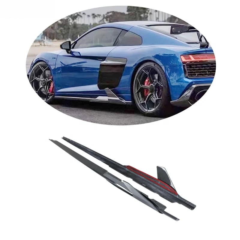 Hot Selling Factory Wholesales Carbon Fiber Casprist Style Side Skirts for 2023 2024 Side Skirt Lip