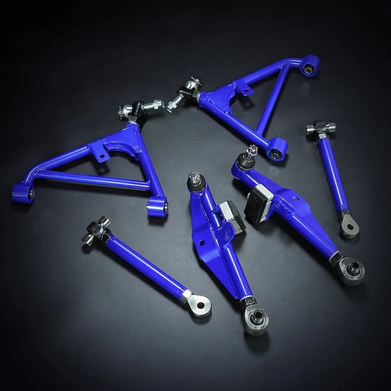 Control arm for fuel vehicle modification, front and rear swing arm