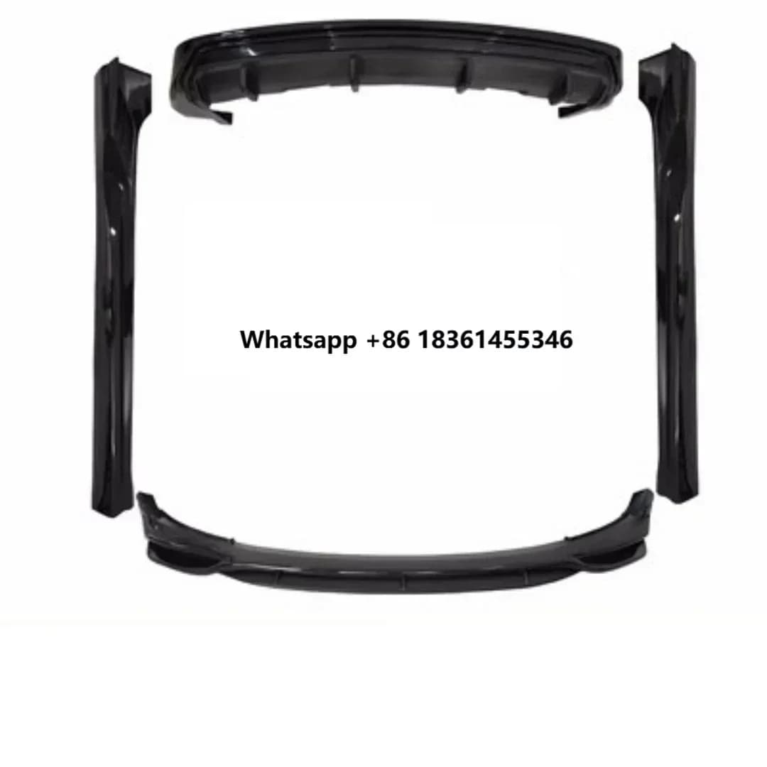 For Model 3 upgrade tail wing daytime running light Car Accessories Body Kit Front bumper rear lip Side Skirt engine hood
