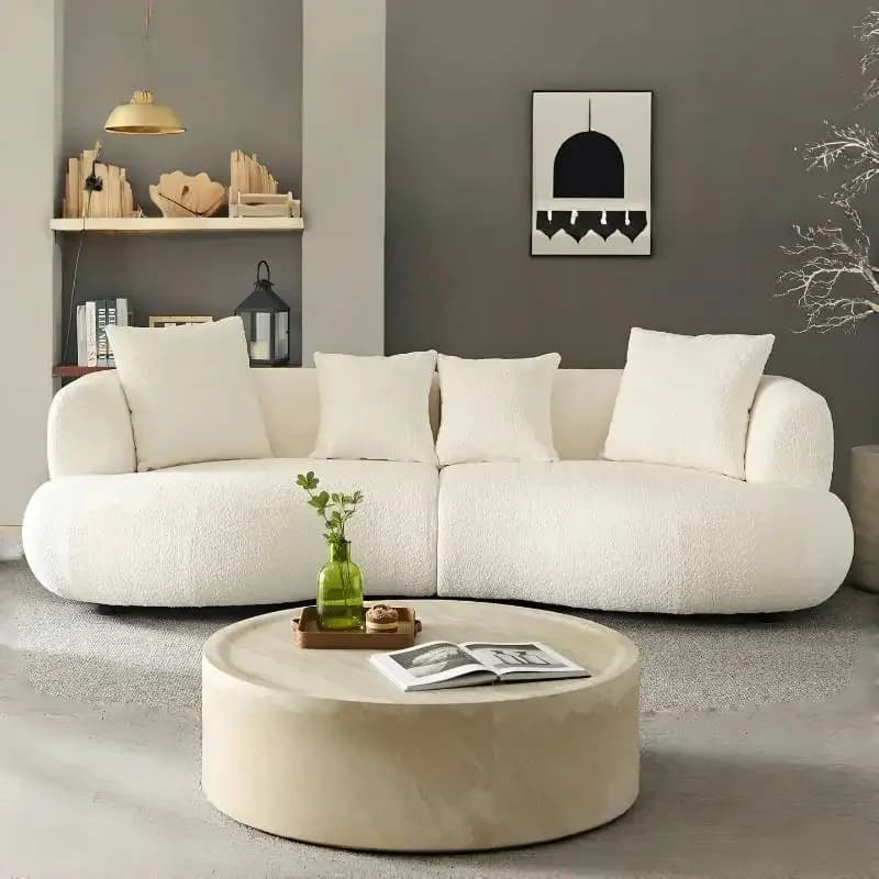 Wood Minimalist Living Room Sofas Nordic Retro Bubble Cheap Living Room Sofas Japanese Single Woonkamerbanken Furniture Home