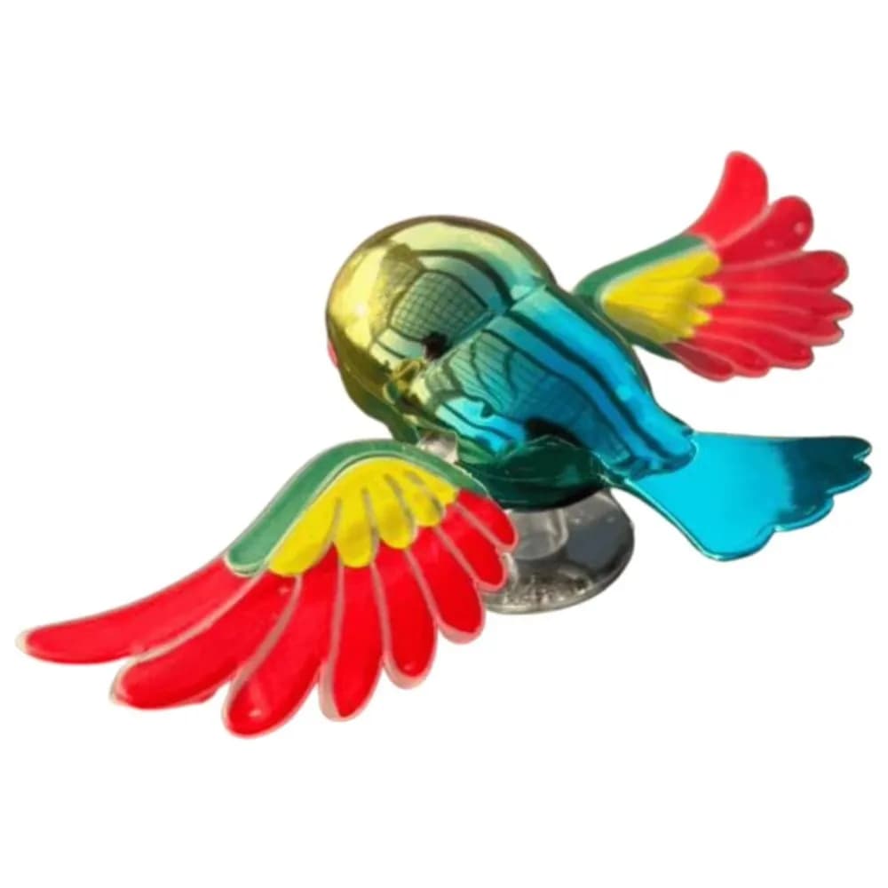 ABS Material Flying Bird Ornament Waving Wings Flap Wings Rearview Mirror Decor Easy Installation Colorful Bird