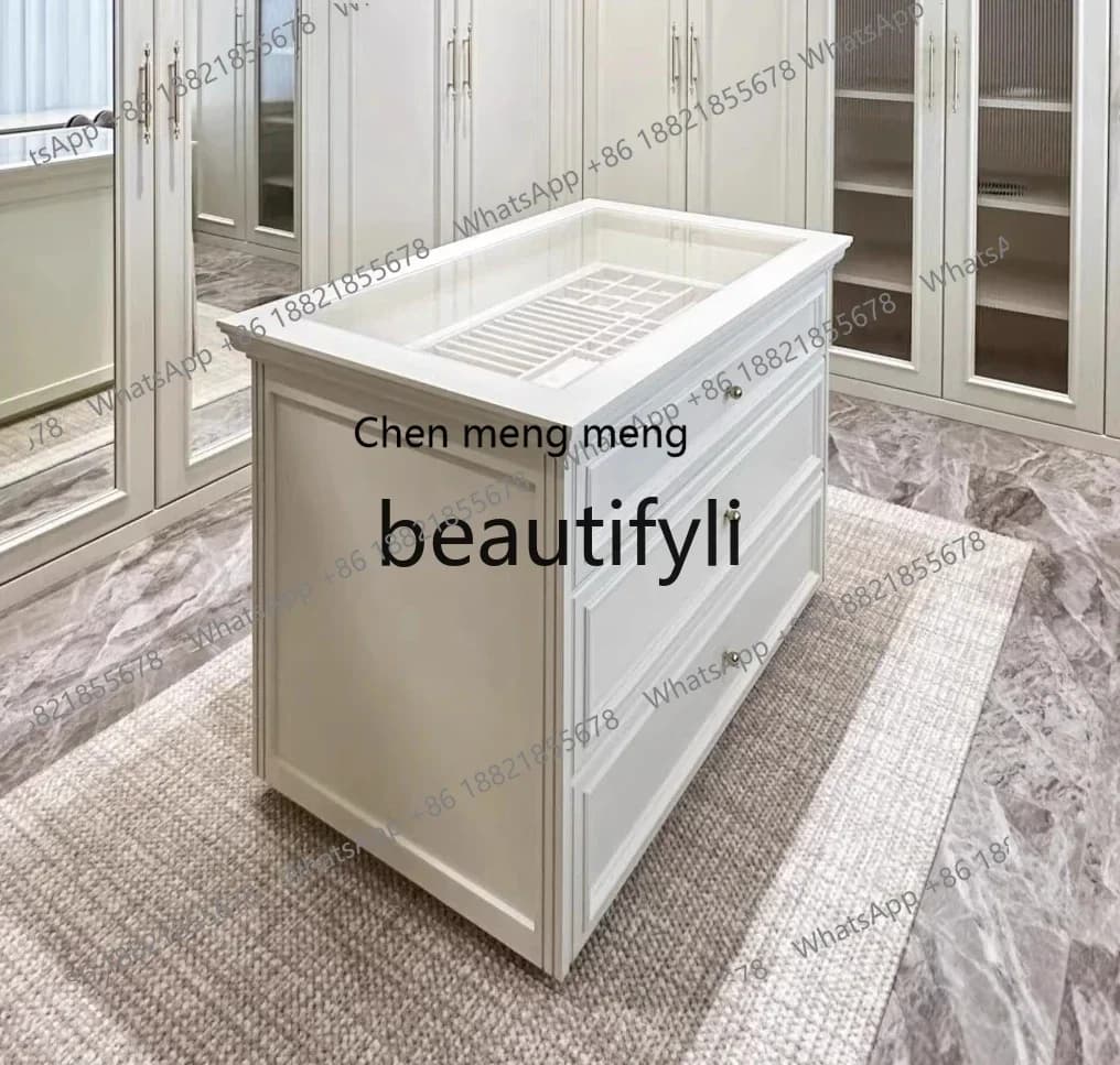 zqxFrench light luxury cloakroom, chest, drawer, locker, jewelry display cabinet, household floor