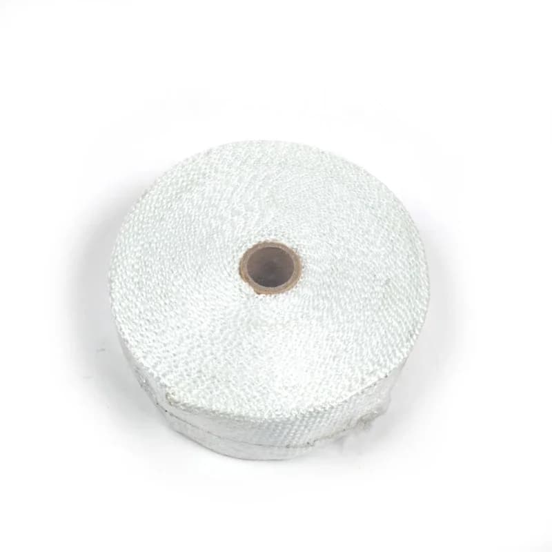 Exhaust pipe heat insulation sheath with 50mm width 2mm thickness 10m glass fiber high temperature resistance