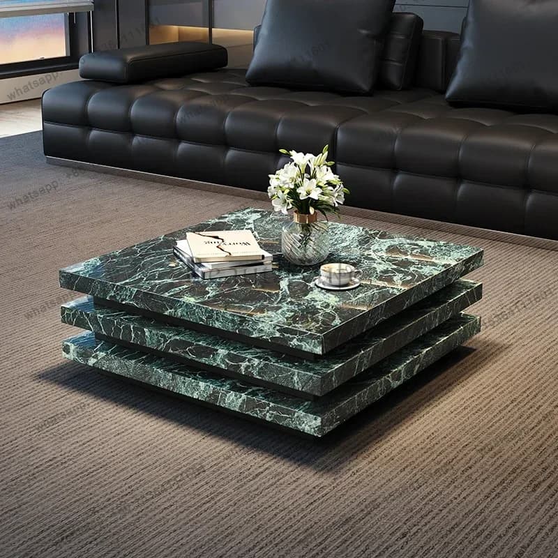 YJ  Large Size Vintage Side Table Professional Beauty Room Decor Fashion Clear Coffee Table Funky Mesas Bajas Trendy Furniture