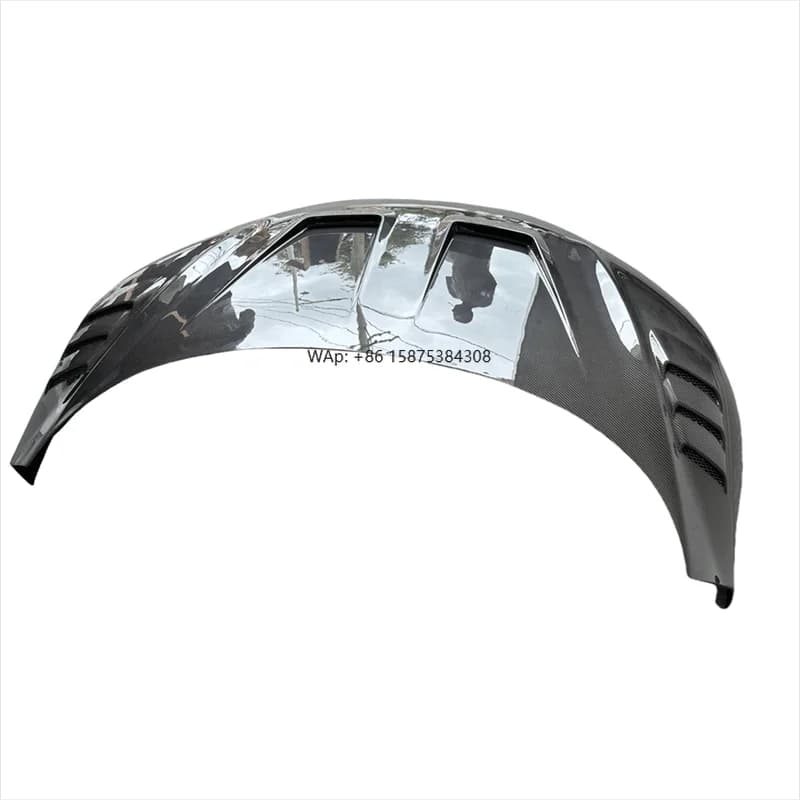 PT Style Dry Carbon Fiber Hood Bonnet for R8 2016-2023 Car Hood