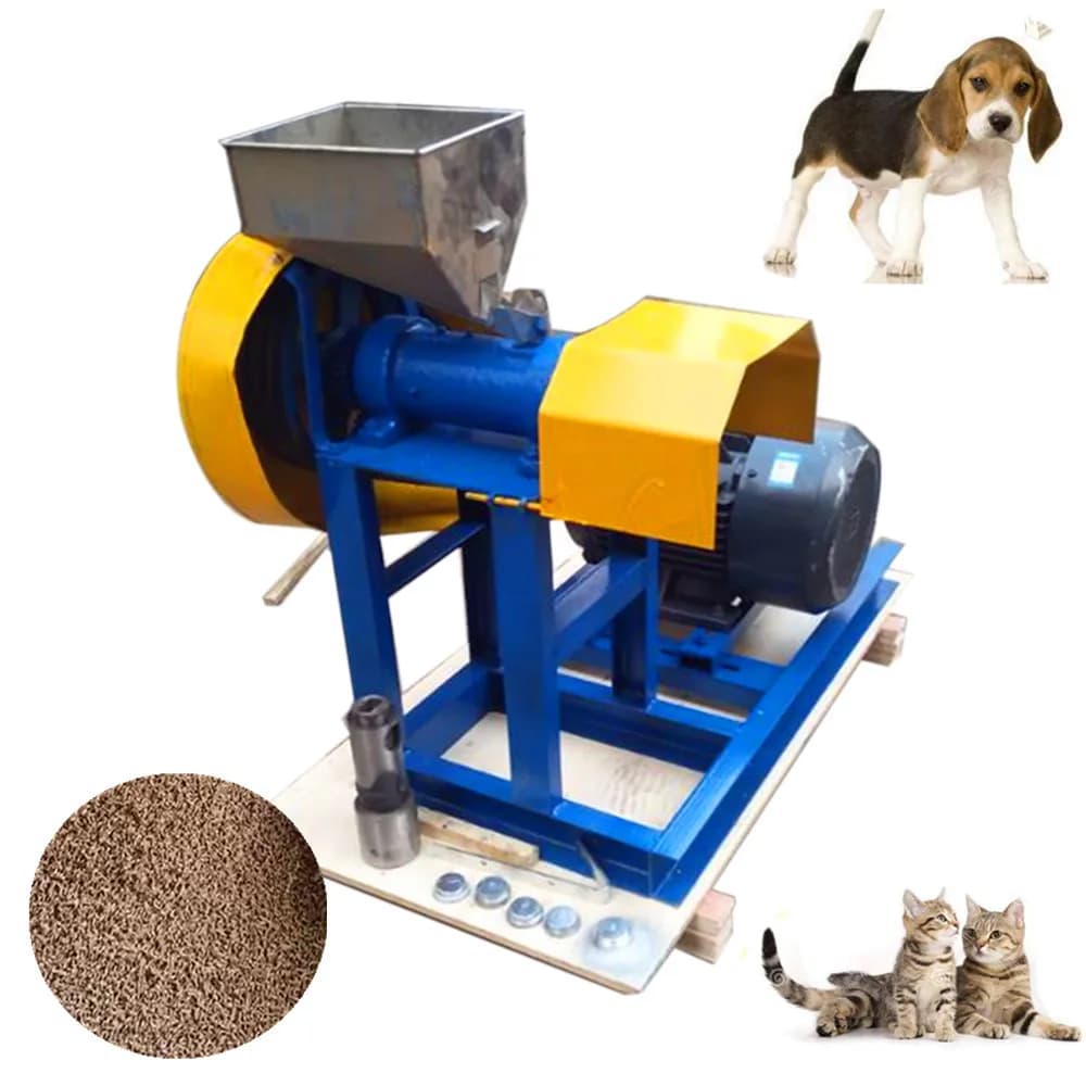 Animal Food Puffing Machine Fish Feed Extruder Chicken Pellet Making Machine