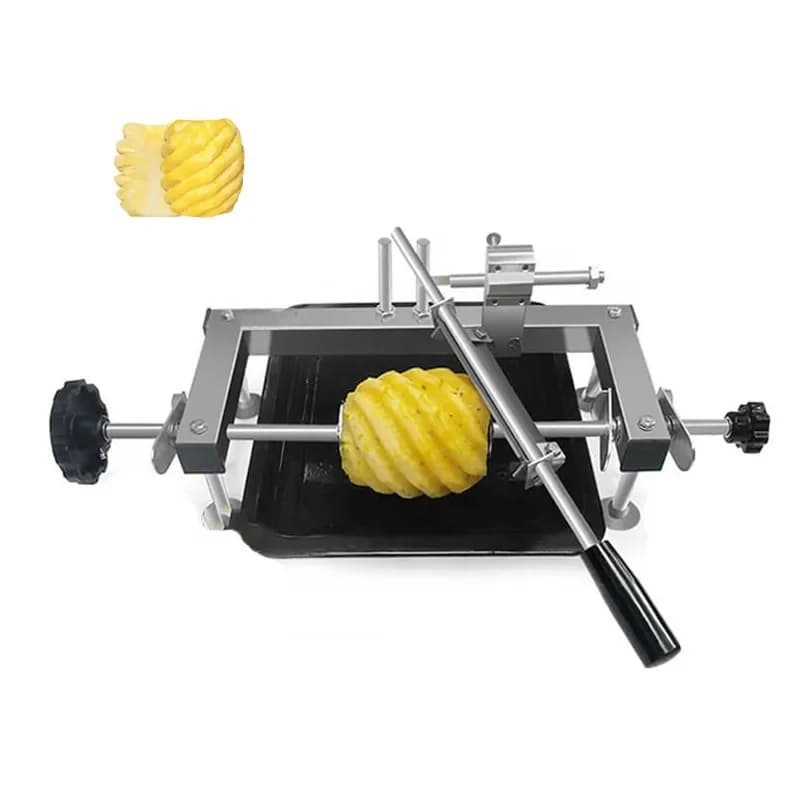 high quality Stainls Steel Semi-Automatic Kitchen Pine Peeler Eye Remover Hand Crank Commercial Fruit Knife Tools