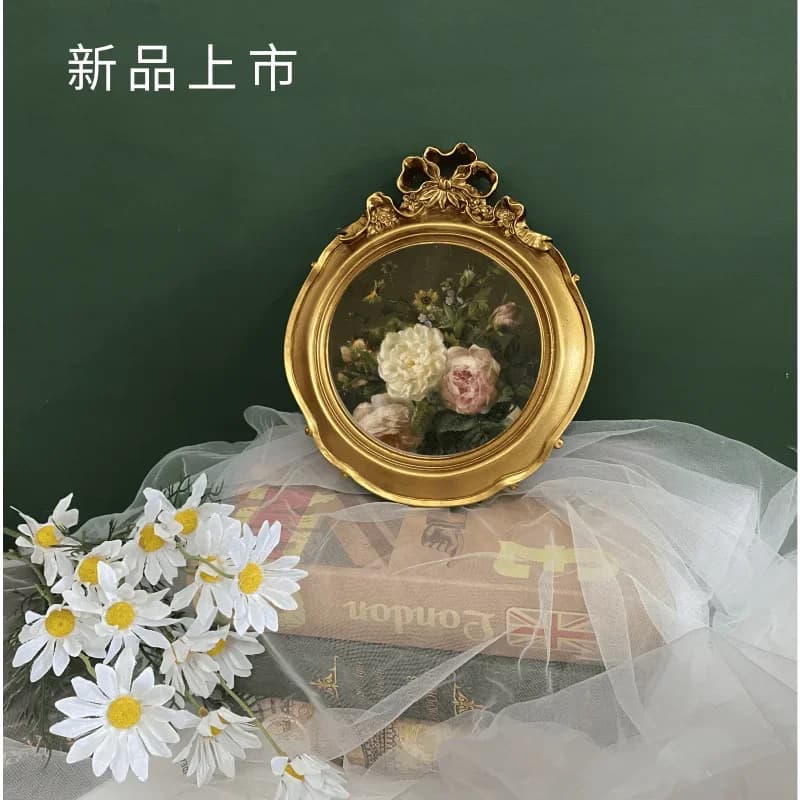 Wall Art Collection Vintage European French Luxury Gallery Wall Framed Artwork Entryway Bedroom Picture Frame Home Decor Gift