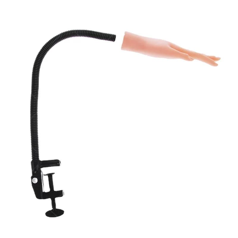Best Selling Flexible Moveable Silicone False Hands Professional Manicure Practice Hand for Acrylic Nails