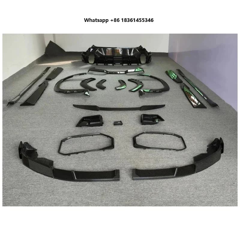 For Dry Carbon Fiber Small Surrou Durable Premium Car Accessories Hot Selling High Temperature Process Automotive Turbulence Kit