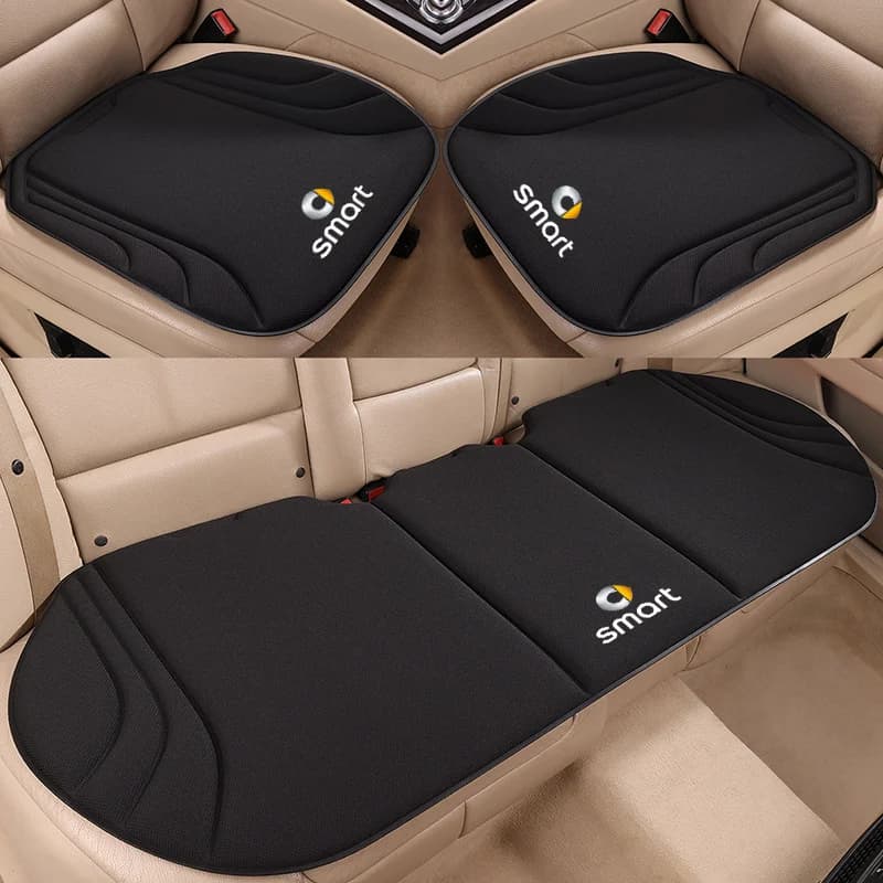Car Front Rear Seat Cover Anti-Slip Breathable Protection Cushion For Smart Fortwo 451 450 453 EQ Forfour Coupe Cabrio Forvision