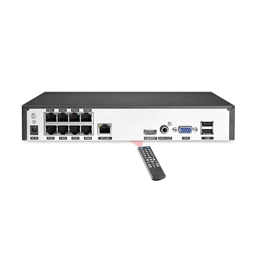 4K 8Ch Security Surveillance  Network Video Recorder  to 16CH Output Hot sales