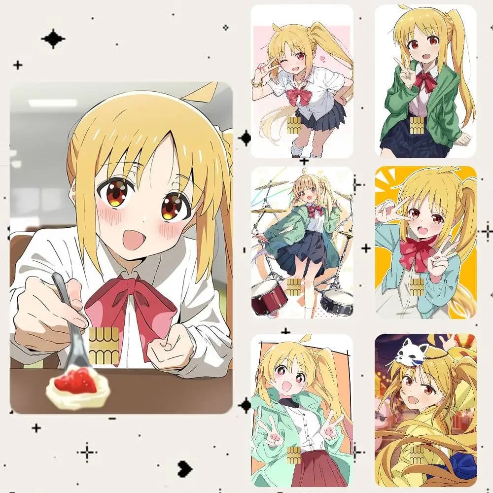 N-Nijika Ijichi Waterproof Bank Card Sticker Skin for Credit Debit Chip Cards Decorative Cover Film