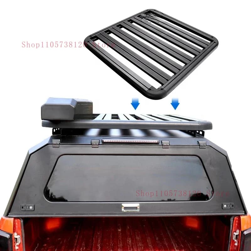 Retractle Truck Canopy Pickup Hardtop Topper With Roof Rack Tundra NP00