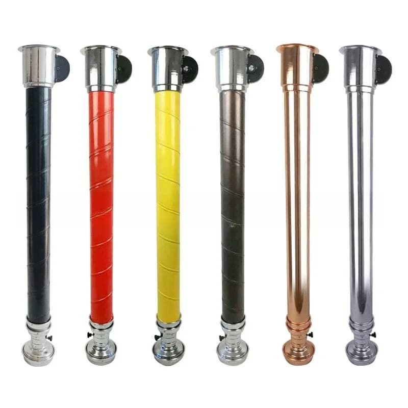 Stainless Steel BBQ Smoke Exhaust Hood Stretchable Exhaust Duct