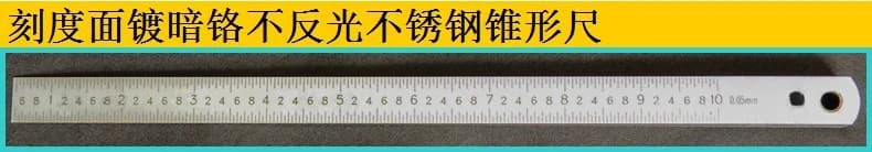 0.5 to 10mm measuring range 0.05mm resolution Stainless steel tapered ruler wedge