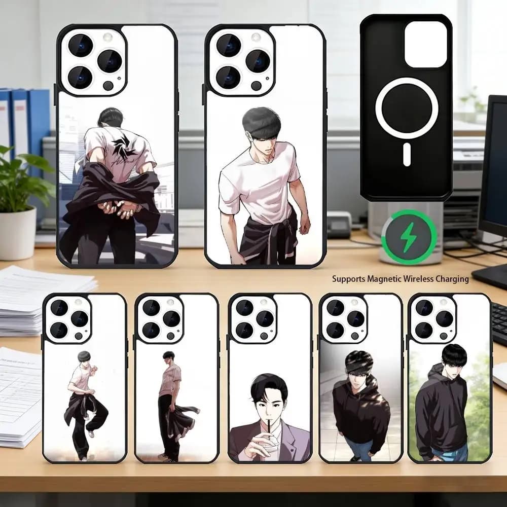 Lookism Park Hyeon-seok Phone Case For iPhone17,16,15,14,13,12 Plus,Pro Supports Magnetic Wireless Charging