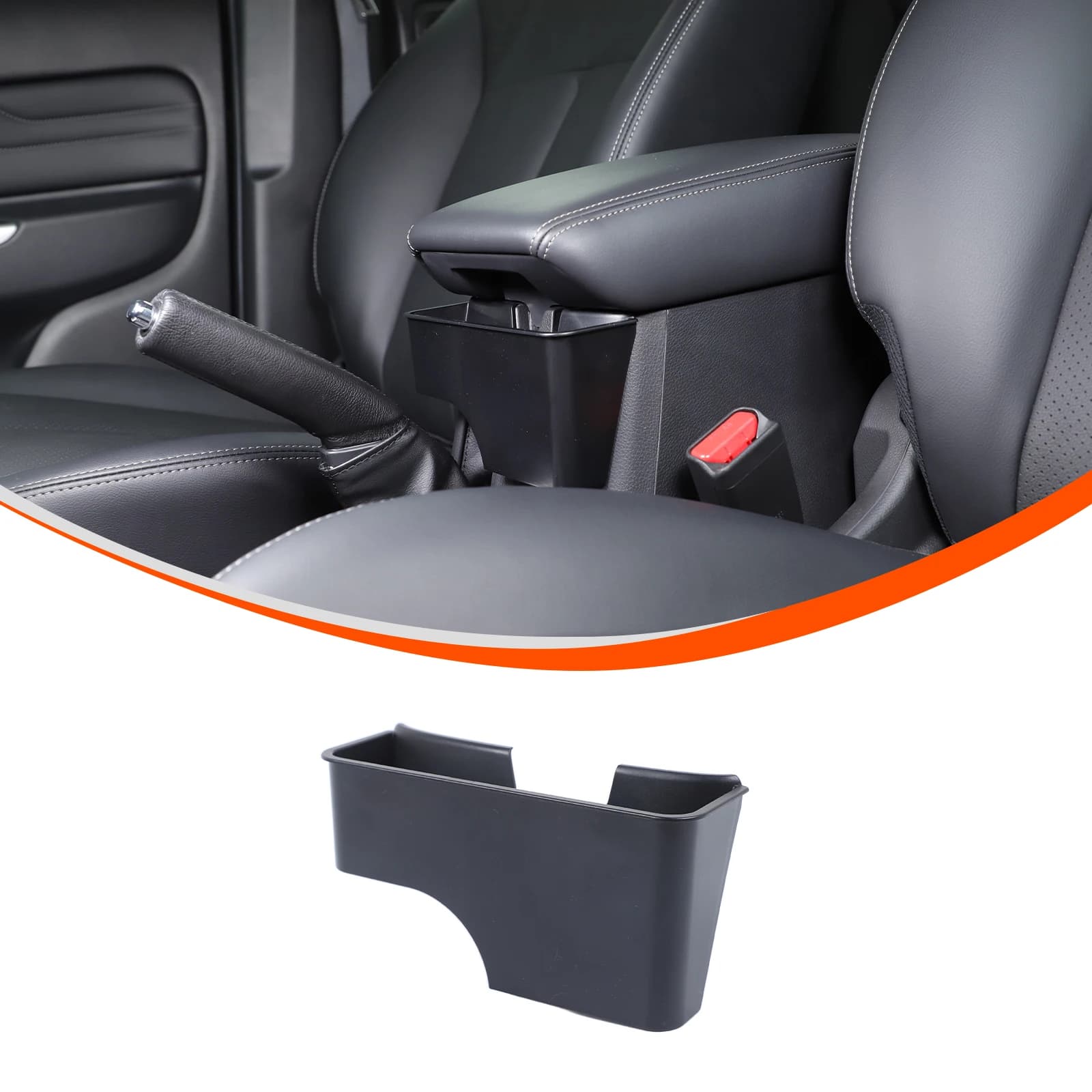 ABS  Armrest Front Storage Box tray For 2022 Mitsubishi L200 Triton Automotive Interior Organizer Accessories