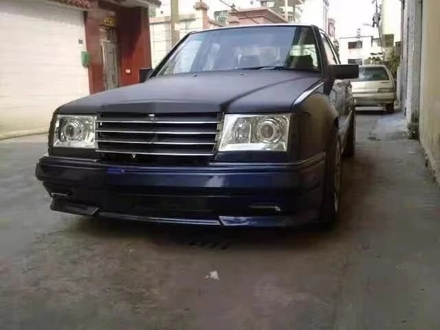 For 1983-1995 W124/S124 Upgrade Front Bumper Rear Bumper Side Spoiler,body Kits,WING Trunk Lid,diffuser,hood
