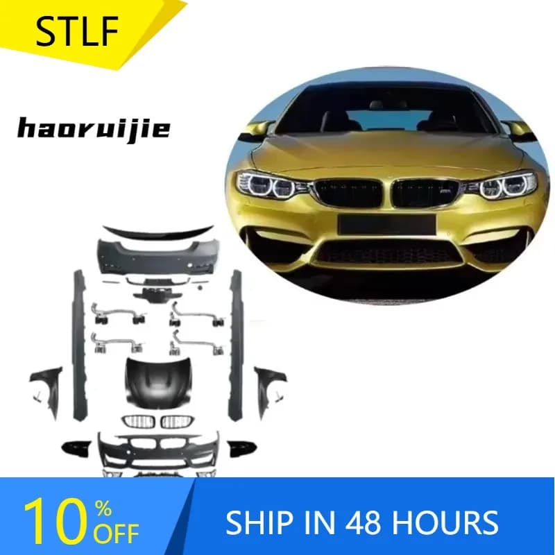 Zuimi High-end F32 Body Kit For F32 F33 F36 Upgrade M4 M Sport Front Rear Car Bumpers Side Skirts Grille Front Lip Hood Spoi