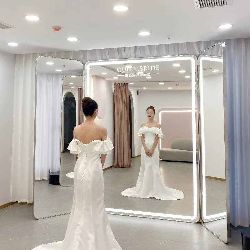 Light Luxury Decorative Mirrors Aesthetic Big Nordic Extra Large Mirrors Full Body Design Modern Specchio Home Decorations