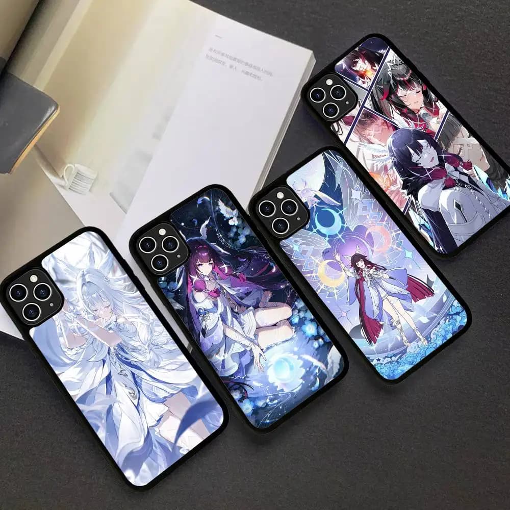 Genshin Impact Columbina For IPhone 11 12 13 14 15 16 17 Pro Max Plus TPU+PC Shockproof Back Phone Cases