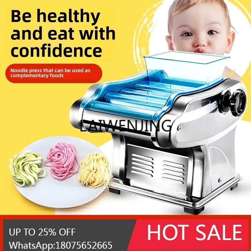 Supplementary Food Household Noodle Machine Dumpling Skin Multifunctional Rolling Noodle Stainless