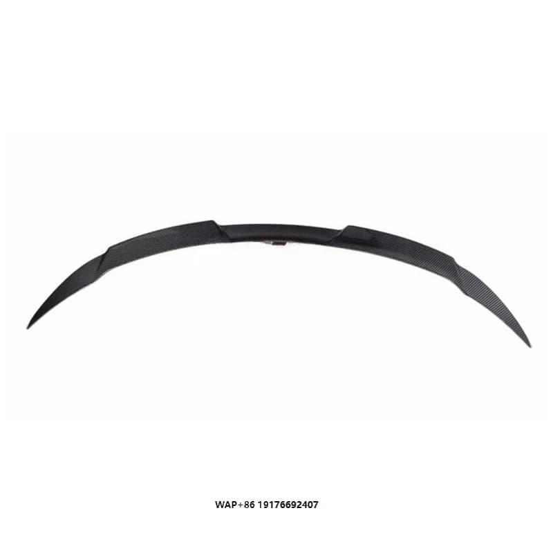 High Quality PK Style Dry Carbon Fiber Rear Spoiler Wing Real Carbon Fiber Bodykit for  Model Y