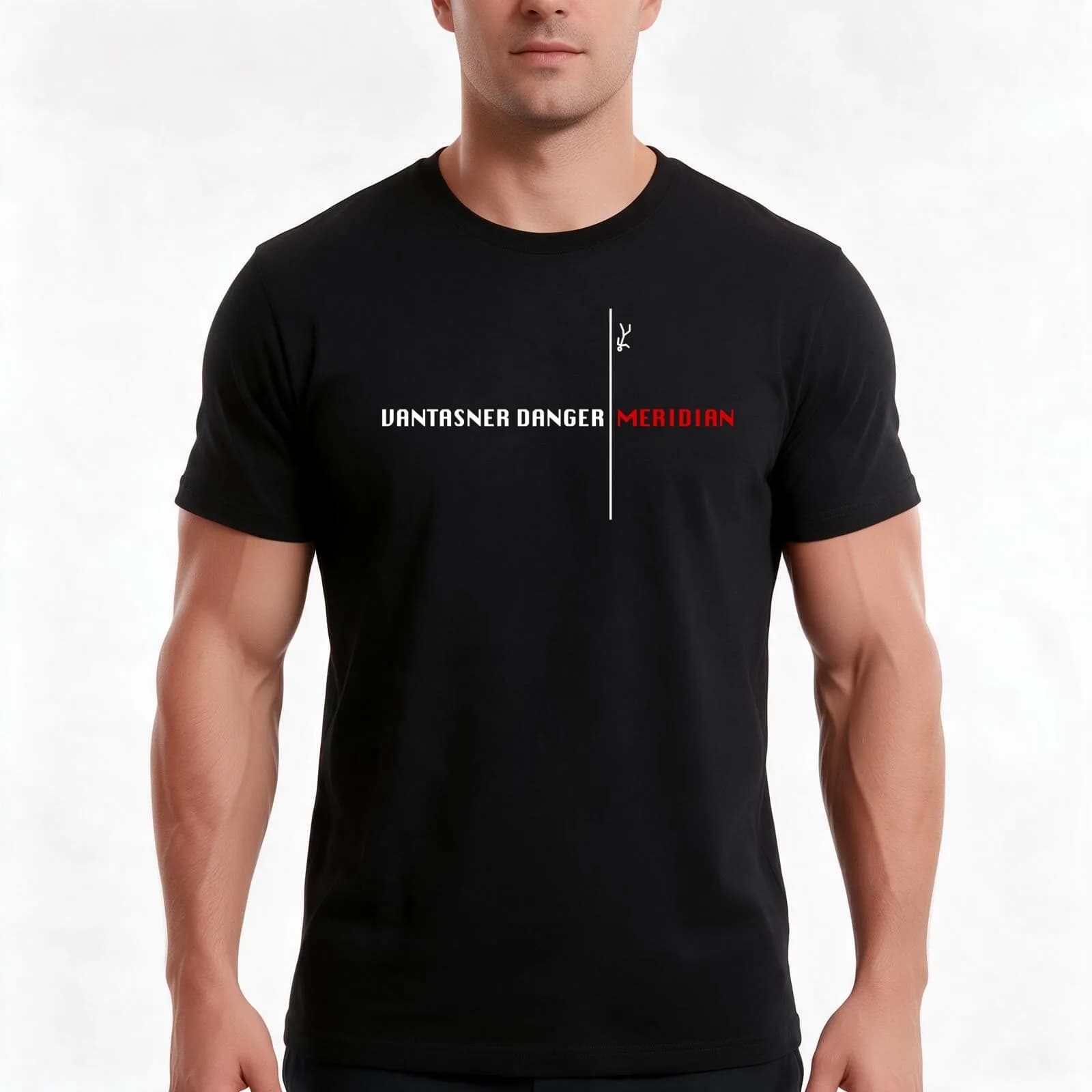 Vantasner Danger Meridian (Jumper) T-Shirt, Summer Casual Cotton Tee, Oversized Streetwear Tops, Vintage Graphic Print