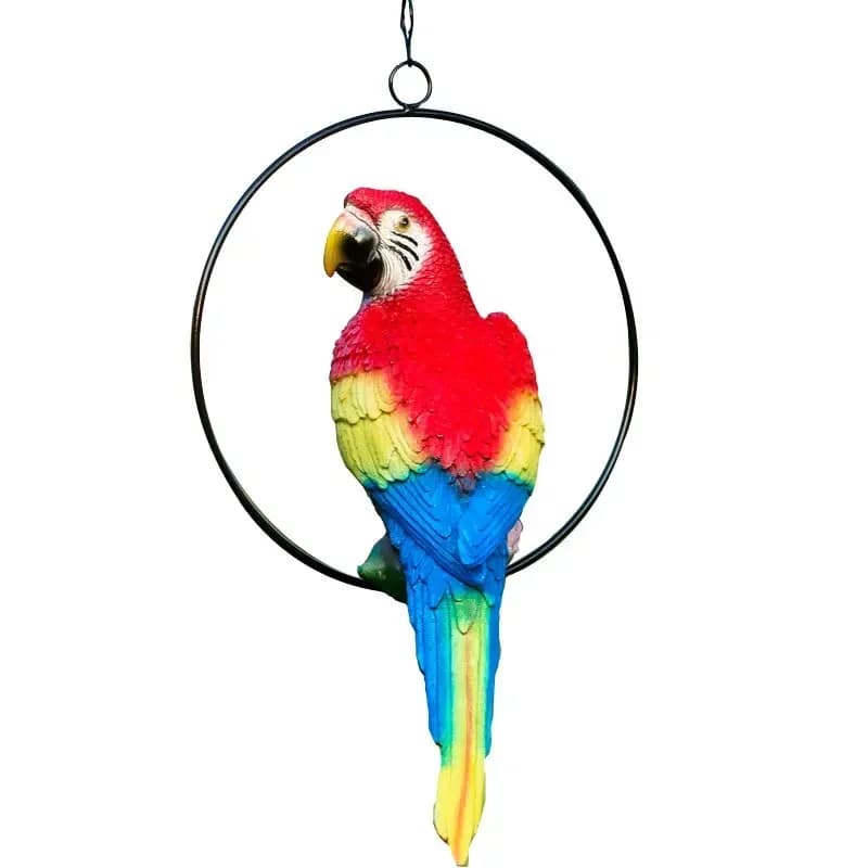 Simulation parrot ornament outdoor fiberglass tree pendant garden landscape garden courtyard community tree ornament