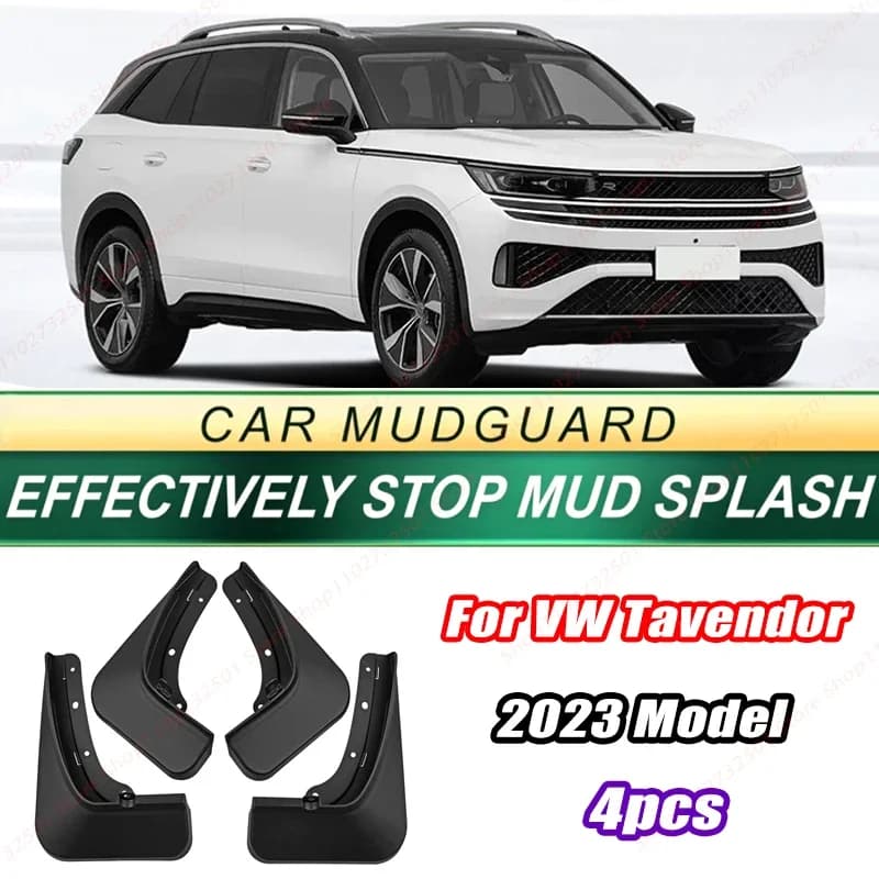 For VW Tavendor 2023 Model 4PCS Front Rear Mud Flaps Splash Guards Fender Mudguards Auto Accessories
