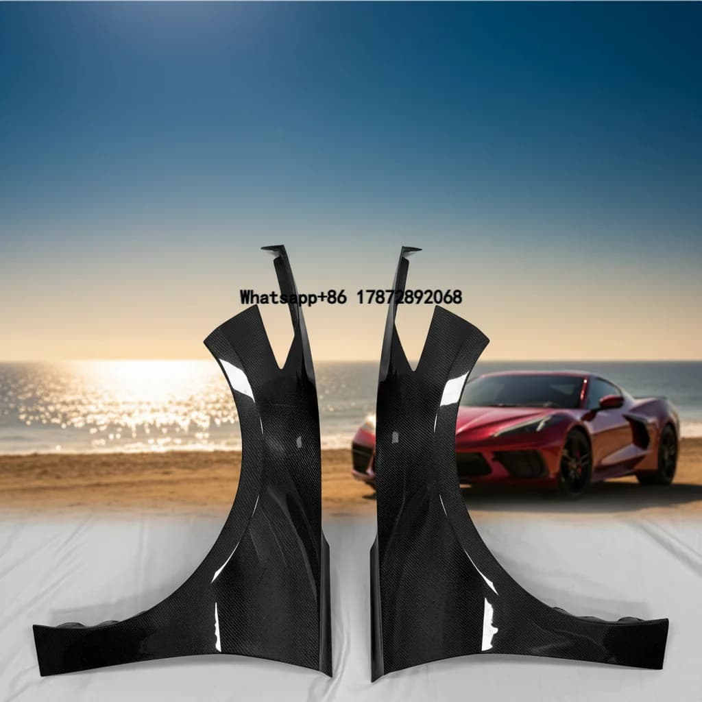 Carbon Fiber Hood for C8 Real Carbon Fiber Fenders