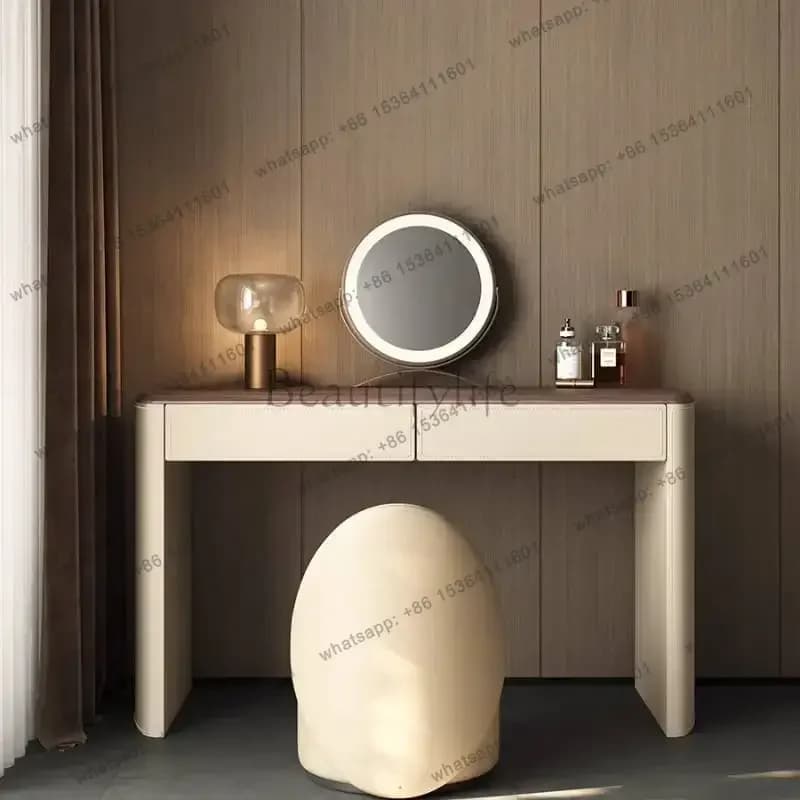 FG Natural Nordic Vanity Table Girls Professional Adult Cabinet Vanity Table Salon Organizer Coiffeuse De Chambre Furniture
