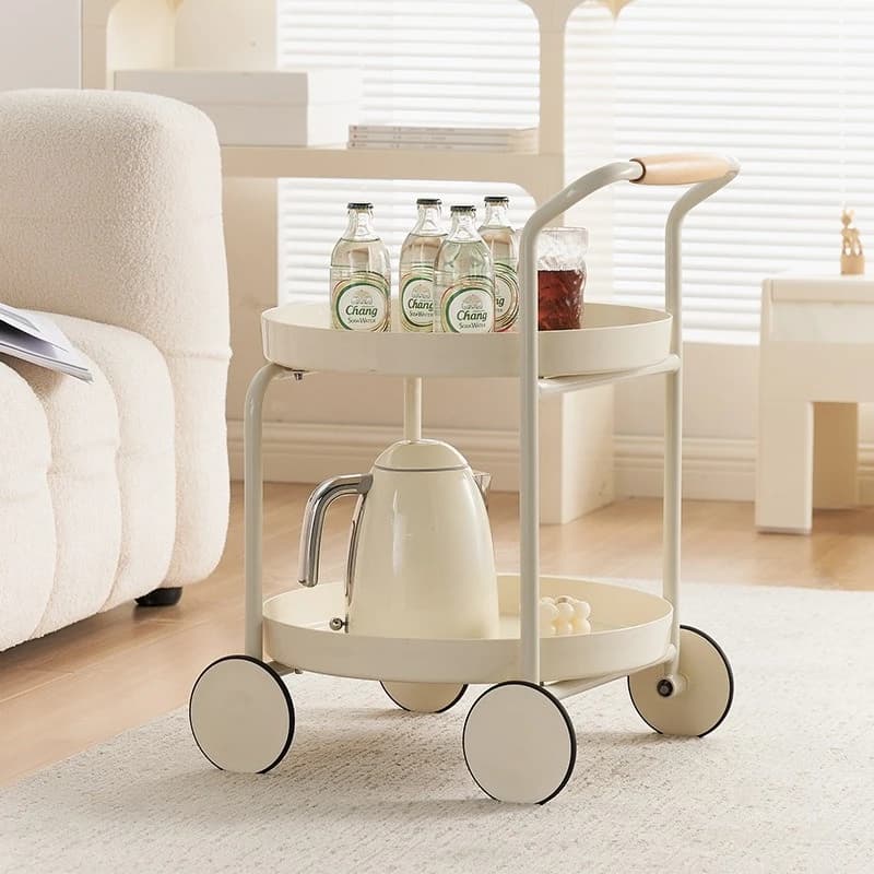 Nordic sofa side few household living room cream wind trolley side few coffee table small apartment coffee table storage rack