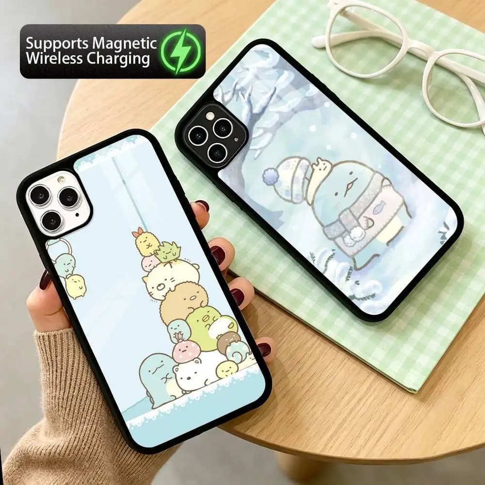 Cute B- Boykisser Cartoon  Phone Case For iPhone17,16,15,14,13Plus,Pro Allows magnetic wireless charging