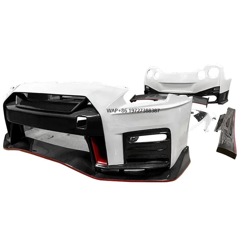 From Nurburgring to Your Driveway - Nismo Style Carbon Fiber FRP Hybrid Front Bumper for GTR R35