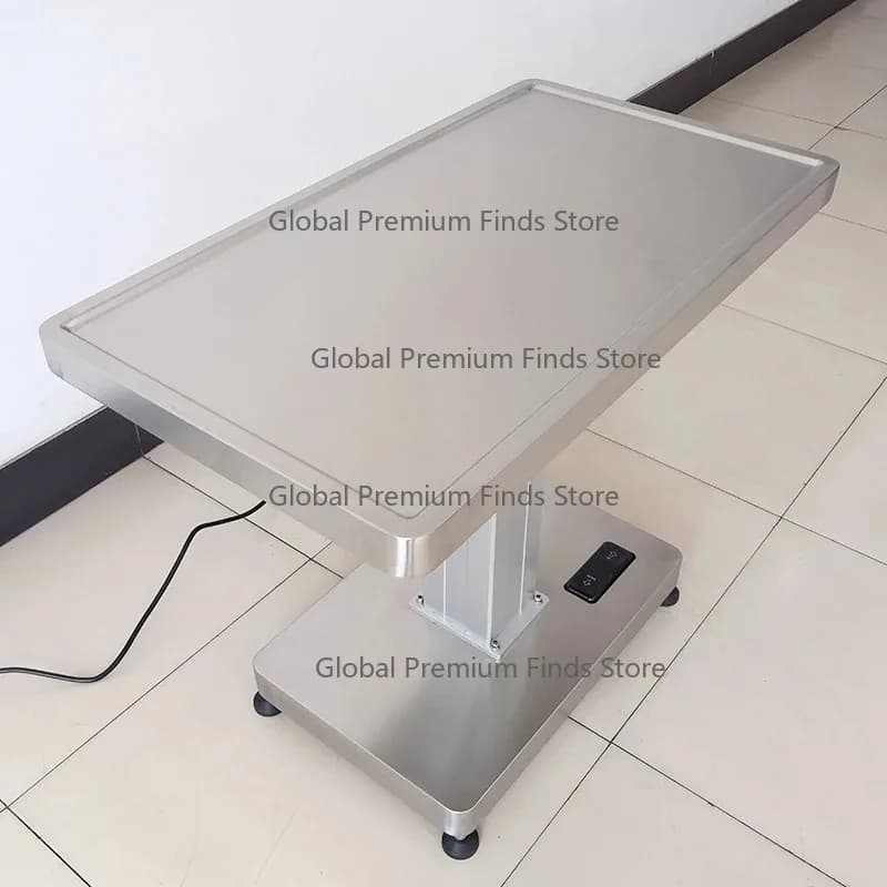 Weighable Veteri-nary Examination Table - Stainless Steel for Pet Clinics