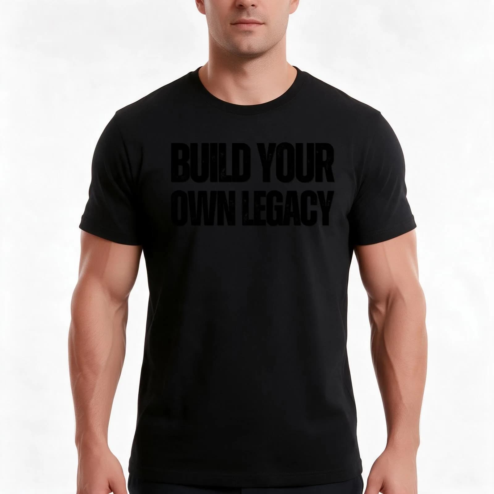 Build your own legacy T-Shirt, Summer Casual Cotton Tee, Oversized Streetwear Tops, Vintage Graphic Print, Unisex Men Women